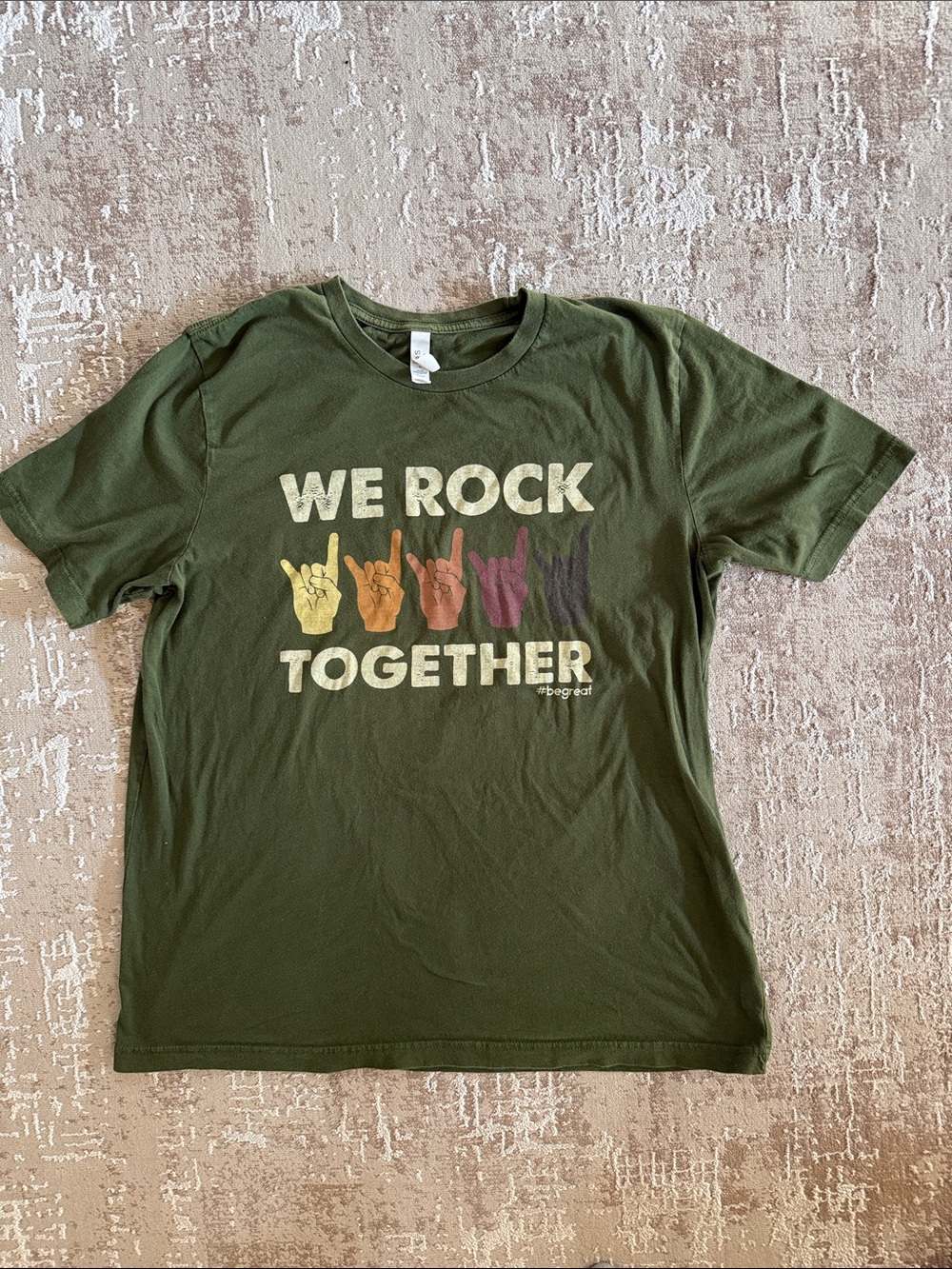 Bella Canvas Olive Green Graphic Tee